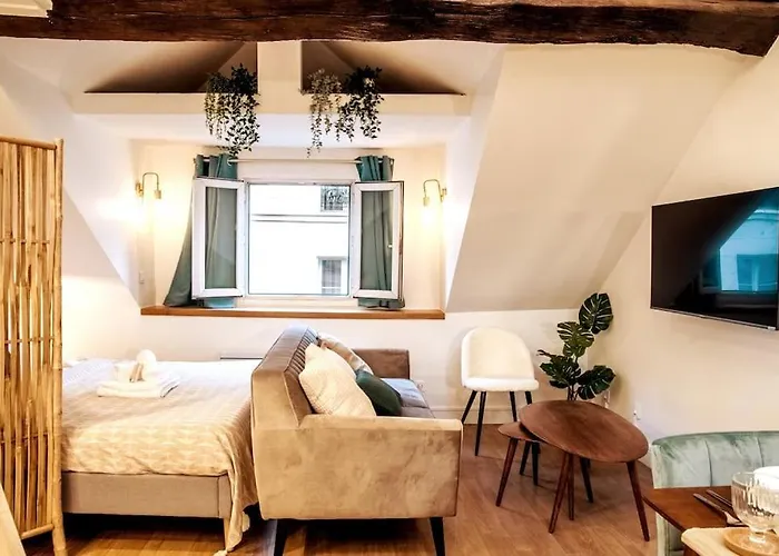 Spacious Studio In Paris Hyper Center - Smart Tv & Wifi - 4P